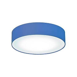 LED Deckenleuchte CELTIS MAXI, rund,  47cm, 35W 3000K, schaltbar, Chintz blau / Abdeckung wei