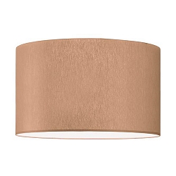 Ceiling luminaire SOFT TUBE 280,  28cm, 2 x E27 max. 60W, shade chintz hazelnut / diffuser PC