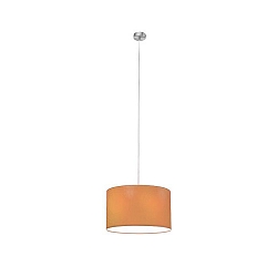 pendant luminaire with shade E27 IP20, chrome dimmable