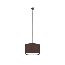 pendant luminaire with shade E27 IP20, chrome dimmable