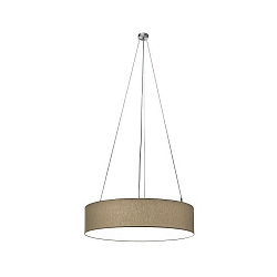 Luci a sospesione con paralume E27 IP20, nichel dimmerabile