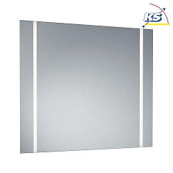 Miroir avec éclairage MIRROR à 2 flammes IP44, satiné 