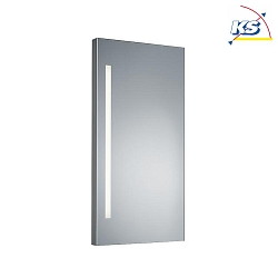 Miroir avec éclairage MIRROR à 1 flamme IP44, satiné 