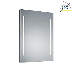 Miroir avec éclairage MIRROR à 2 flammes IP44, satiné 
