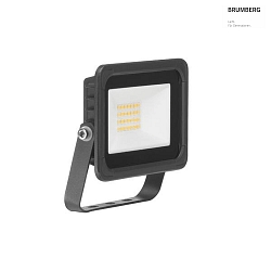 Outdoor LED Fluter NEO MINI, IP65 IK08, 230V AC, schaltbar, Aluguss / Glas, schwarz, 100cm Kabel offen, 20W 3000K 2402lm 120