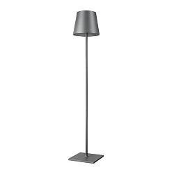 Lampadaire NIOBE commutable E27 IP54, graphite 