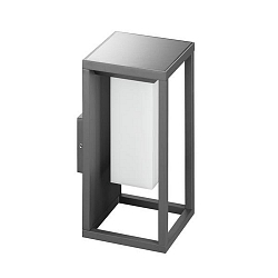 LED Solarwandanbauleuchte RUBI 2,2W, 3000K, 167lm, IP54, schaltbar, graphit