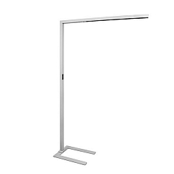 floor lamp BEVON with motion detector LED IP20, silver