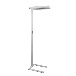 floor lamp MIKOL square, indirect, switchable LED IP20, silver