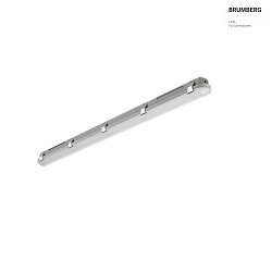 Luminaire pour locaux humides HUMID ONE - 119CM commutable, multipower, cbl en continu IP65, gris 