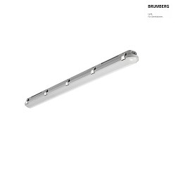 Luminaire pour locaux humides HUMID ONE - 119CM commutable, multipower, cbl en continu IP65, gris 