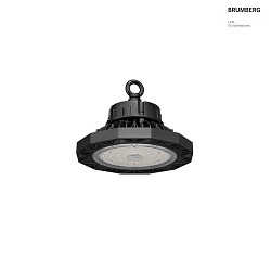 hall spot SOL round IP65, black 