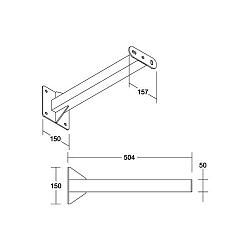 Zubehr fr MATRIX MICRO - Masthalterung
