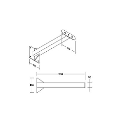 Zubehr fr MATRIX MINI - Masthalterung