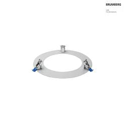 Reduzierring zu Einbaudownlight APOLLO MINI,  18 cm, Strke 0,15 cm, mit 3 Befestigungsfedern, silber