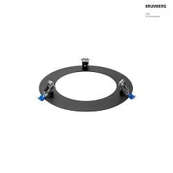 Reduzierring zu Einbaudownlight APOLLO MINI,  18 cm, Strke 0,15 cm, mit 3 Befestigungsfedern, schwarz