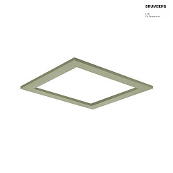 Akustik-Element SLENTIUM, quadratisch, 79.5 x 79.5cm / innen 60.2 x 60.2cm fr LED Panel, inkl. Abhngung, sage