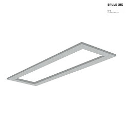 Akustik-Element SLENTIUM, rechteckig, 167 x 47cm / innen 147.7 x 27.7cm fr LED Panel, inkl. Abhngung, frost