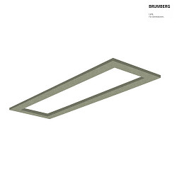 Akustik-Element SLENTIUM, rechteckig, 167 x 47cm / innen 147.7 x 27.7cm fr LED Panel, inkl. Abhngung, sage