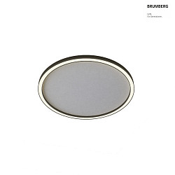 Akustik-Element SILENTIUM fr LED Pendel-Ringleuchte BIRO40 ( 100cm / 3.5cm, direkt ), GLATT, rund,  100cm, frost