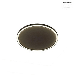 Akustik-Element SILENTIUM fr LED Pendel-Ringleuchte DEVON ( 80cm / 3.5cm, direkt ), GLATT, rund,  72cm, charcoal