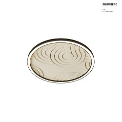 Akustik-Element SILENTIUM fr LED Pendel-Ringleuchte DEVON ( 80cm / 3.5cm, direkt ), STRUKTUR, rund,  72cm, cream