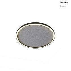 Akustik-Element SILENTIUM fr LED Pendel-Ringleuchte DEVON ( 120cm / 3.5cm, direkt ), GLATT, rund,  112cm, grey