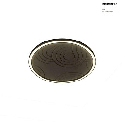 Akustik-Element SILENTIUM fr LED Pendel-Ringleuchte DEVON ( 120cm / 3.5cm, direkt ), STRUKTUR, rund,  112cm, frost