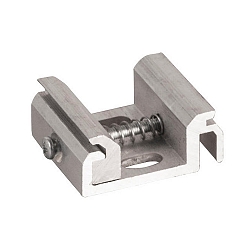 Deckenbefestigung fr 1-Phasen- / 3-Phasen-Stromschienen, Roh-Aluminium, Alu matt