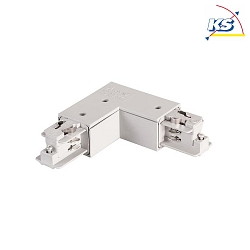 Connecteur d'angle conducteur de protection  l'intrieur, blanche