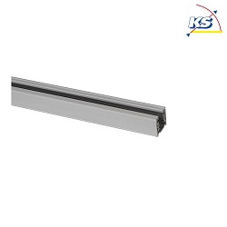 1-phase power track, DALI controllable, IP20, 230V AC, 100cm, silver