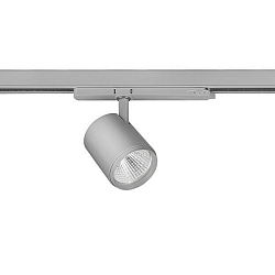 LED Schienenstrahler RETAIL ONE 230V AC, 50 Hz, rund, CRI > 90, 31W, 40, 3500K, 3861lm, silber