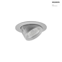 ceiling recessed luminaire ARTEMIS MIDI round, direct IP20, silver dimmable