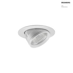 Apparecchio da incasso a soffitto ARTEMIS MIDI rotondo, diretto IP20, bianco dimmerabile