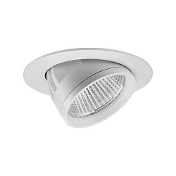 recessed luminaire ARTEMIS MAXI round, rotatable, switchable LED IP20, silver  42W 5107lm 4000K CRI 90-100