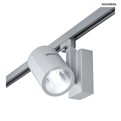 LED 3-phase track spot ModulMax, 27W 4000K 3109lm 24 MF, CRi >80, silver