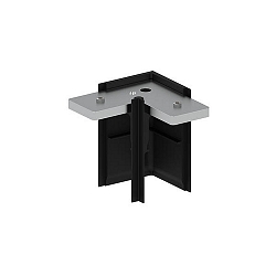 corner connector PEPA HIGH - 90 mechanical, black, silver