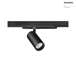 Projecteur triphas TRAXX MINI rond, rotatif IP20, noir gradable