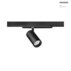 Projecteur triphas TRAXX MIDI rond, rotatif IP20, noir gradable