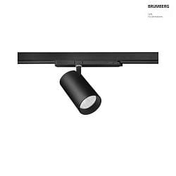 Projecteur triphas TRAXX MAXI rond, rotatif IP20, noir gradable