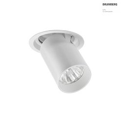 Spot TRAXX MINI rond, pivotant, rotatif, commutable LED IP20, blanche 