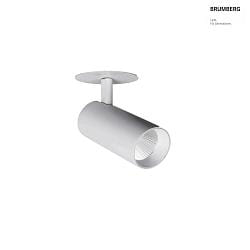 spot TRAXX MICRO swivelling, rotatable, direct IP20, silver dimmable