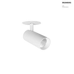 LED Halbeinbaustrahler TRAXX MICRO, 40, 11W, 1300lm, IP20, 230V AC, 50 Hz, CRI > 90, DALI dimmbar, rund, 3500K, wei