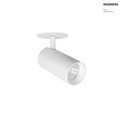 LED Halbeinbaustrahler TRAXX MINI, 20, 14,5W, 1745lm, IP20, 230V AC, 50 Hz, CRI > 90, DALI dimmbar, rund, 3000K, wei