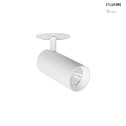 LED Halbeinbaustrahler TRAXX MIDI, 25, 21W, 2702lm, IP20, 210V AC, 50 Hz, CRI > 90, DALI dimmbar, rund, 3000K, wei
