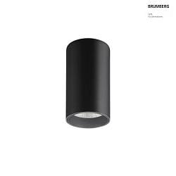 Luminaire de surface TRAXX MAXI rond, direct IP20, noir gradable