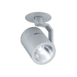 LED Halbeinbau-Richtstrahler ModulMax, 27W 2700K 60, Silber