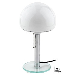 Lampe de table RETRO avec chane d'interrupteur  tirette E27 IP20, chrome, scintillant, dgager, opale 