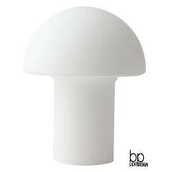 Lampe de table PILZ petit E14 IP20, mat, opale, blanche 
