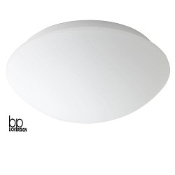 Luminaire de plafond E27 IP20, mat, opale gradable